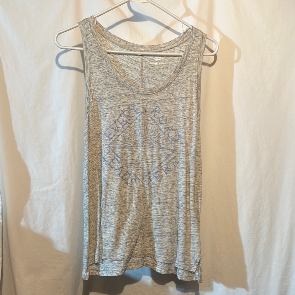 Old Navy Cream Sleeveless Tank Top